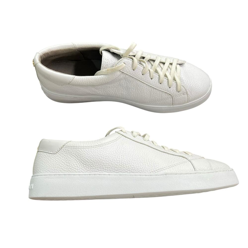 Cole Haan White Leather Low-Top Sneakers